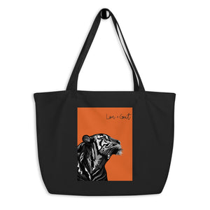 “Roar” large organic tote bag